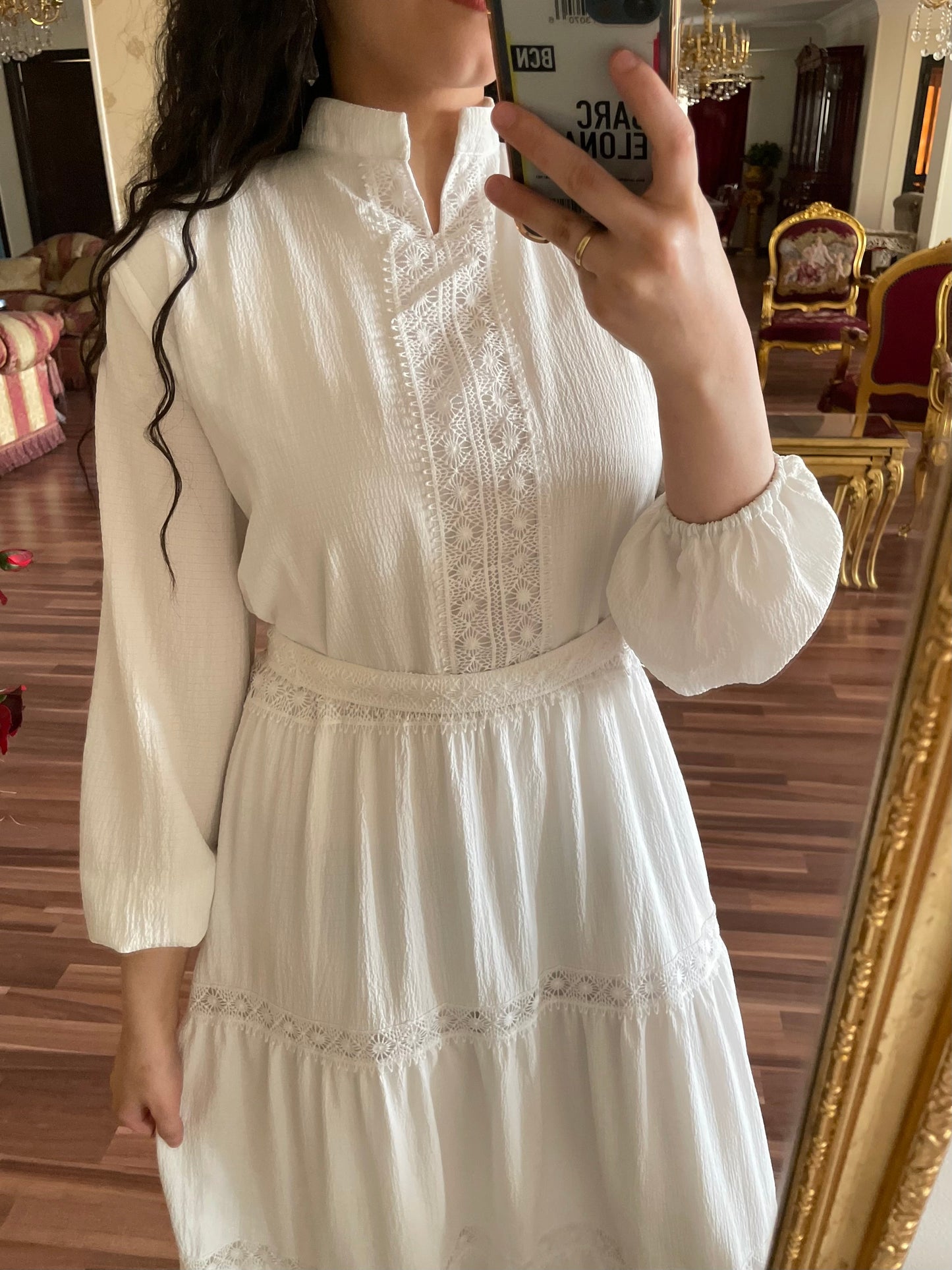 A white Umrah dress for Ramadan