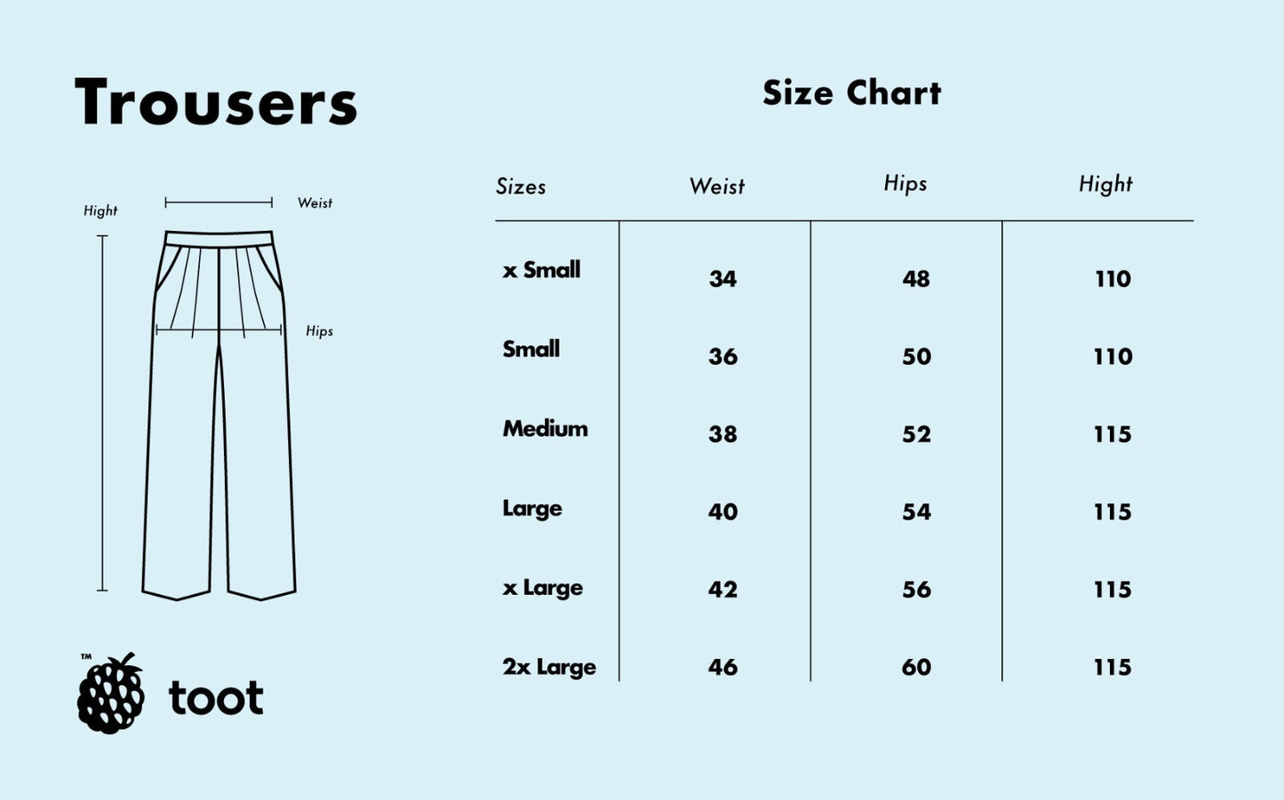 Printed black Pants (Viscose Cotton Fabric)