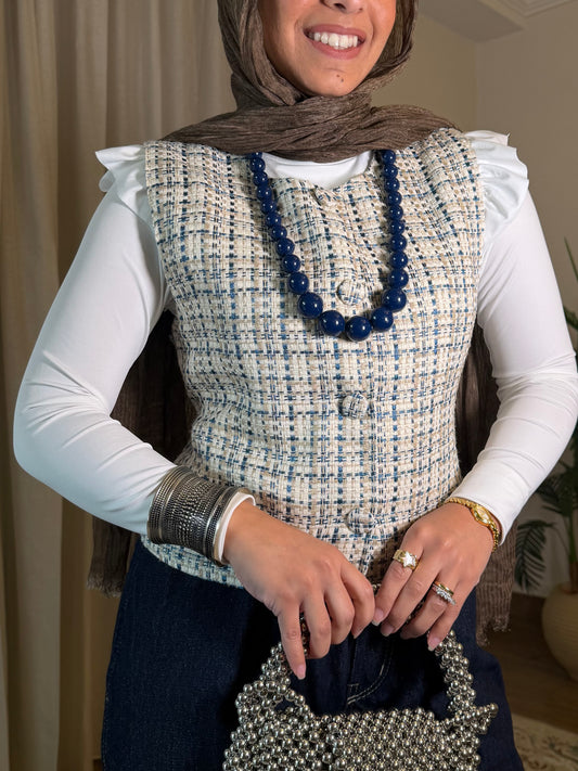 Classic Paris Tweed Vest