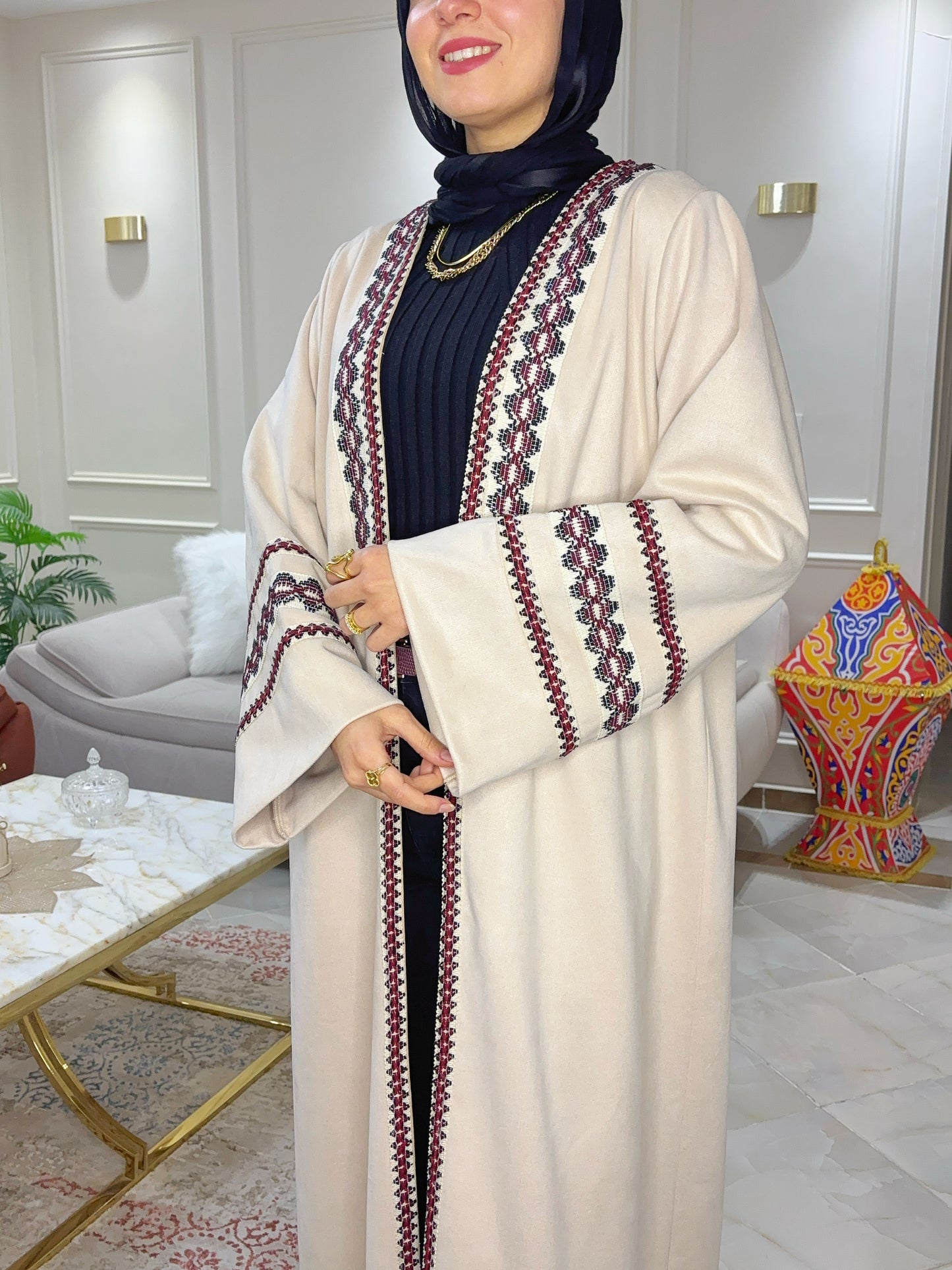 Suede Ramadan Kaftan