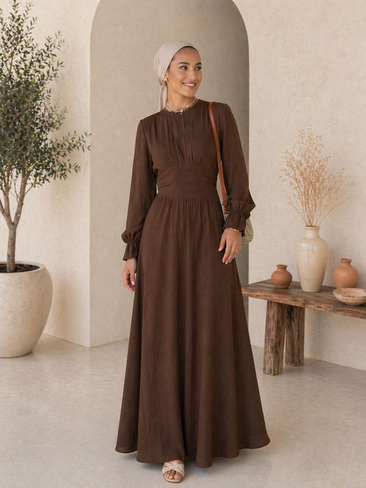 Brown Dress – Minimal Grace