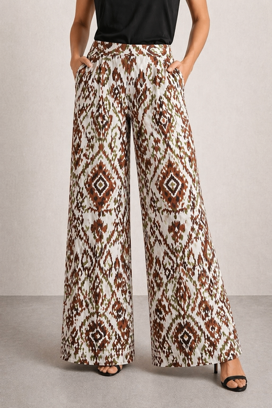 Italian Linen Pattern Pants