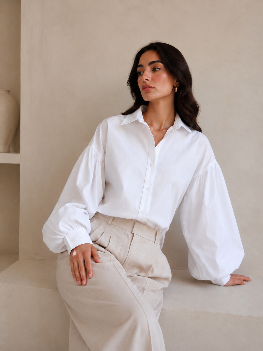 Balloon Sleeve Shirt