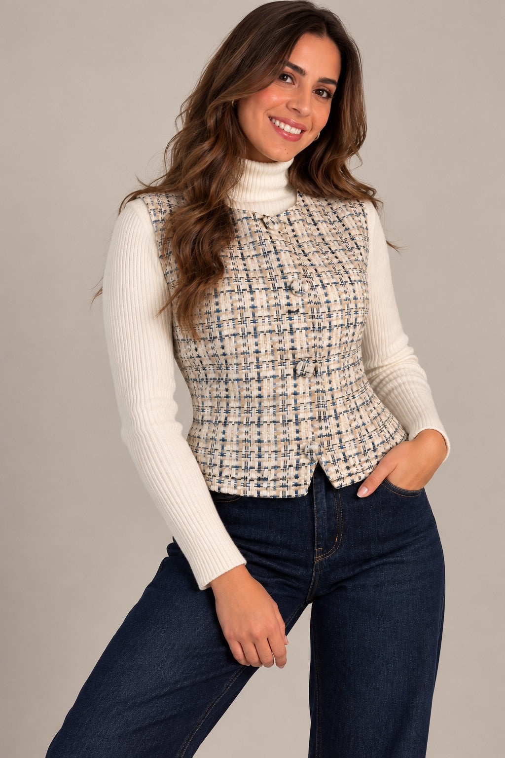 Classic Paris Tweed Vest