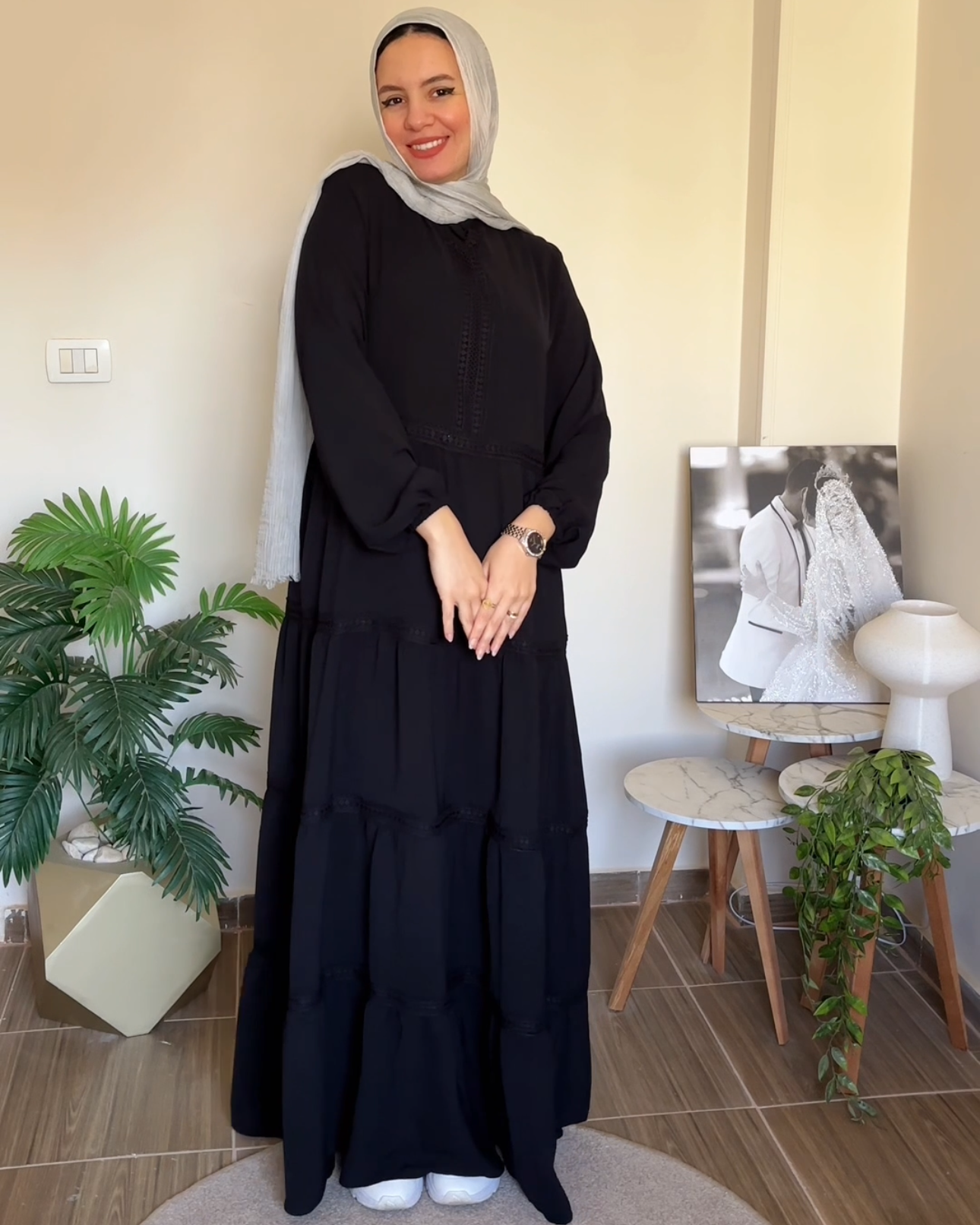 A Black Umrah dress for Ramadan
