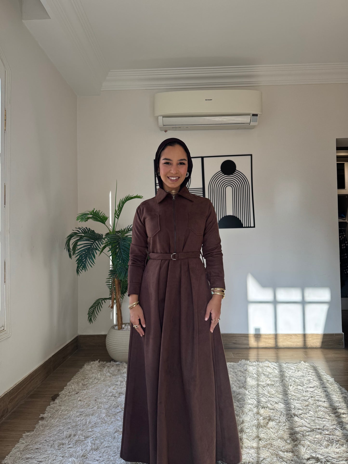 Winter Suede Maxi with Belts
