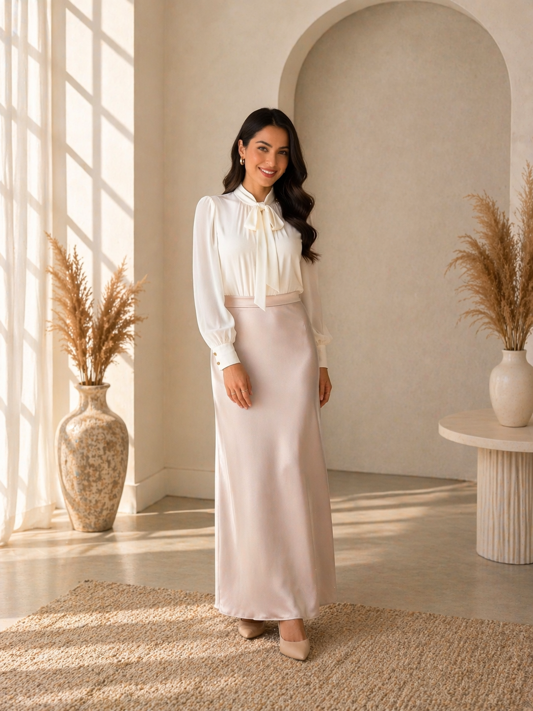 Classic Beige Skirt
