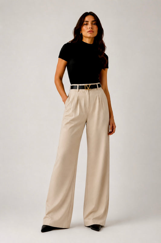Beige Pants