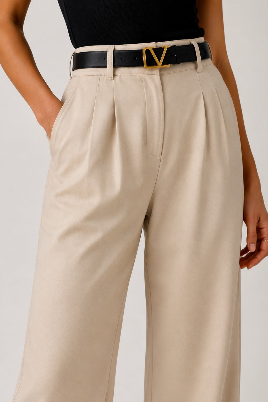 Beige Pants