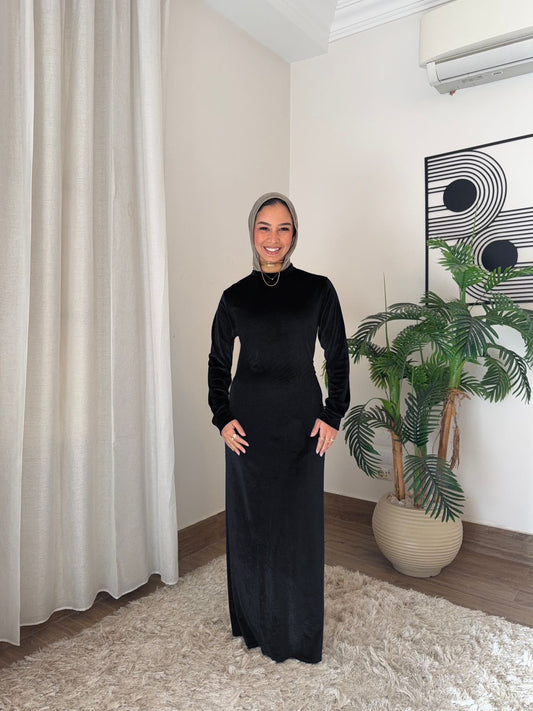 Black Velvet Dress