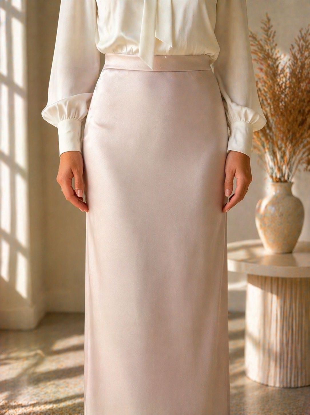 Classic Beige Skirt