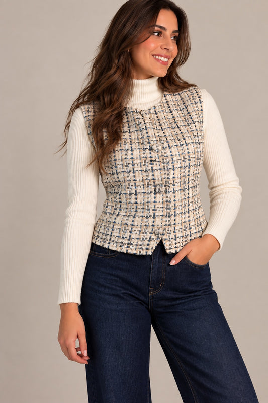 Classic Paris Tweed Vest
