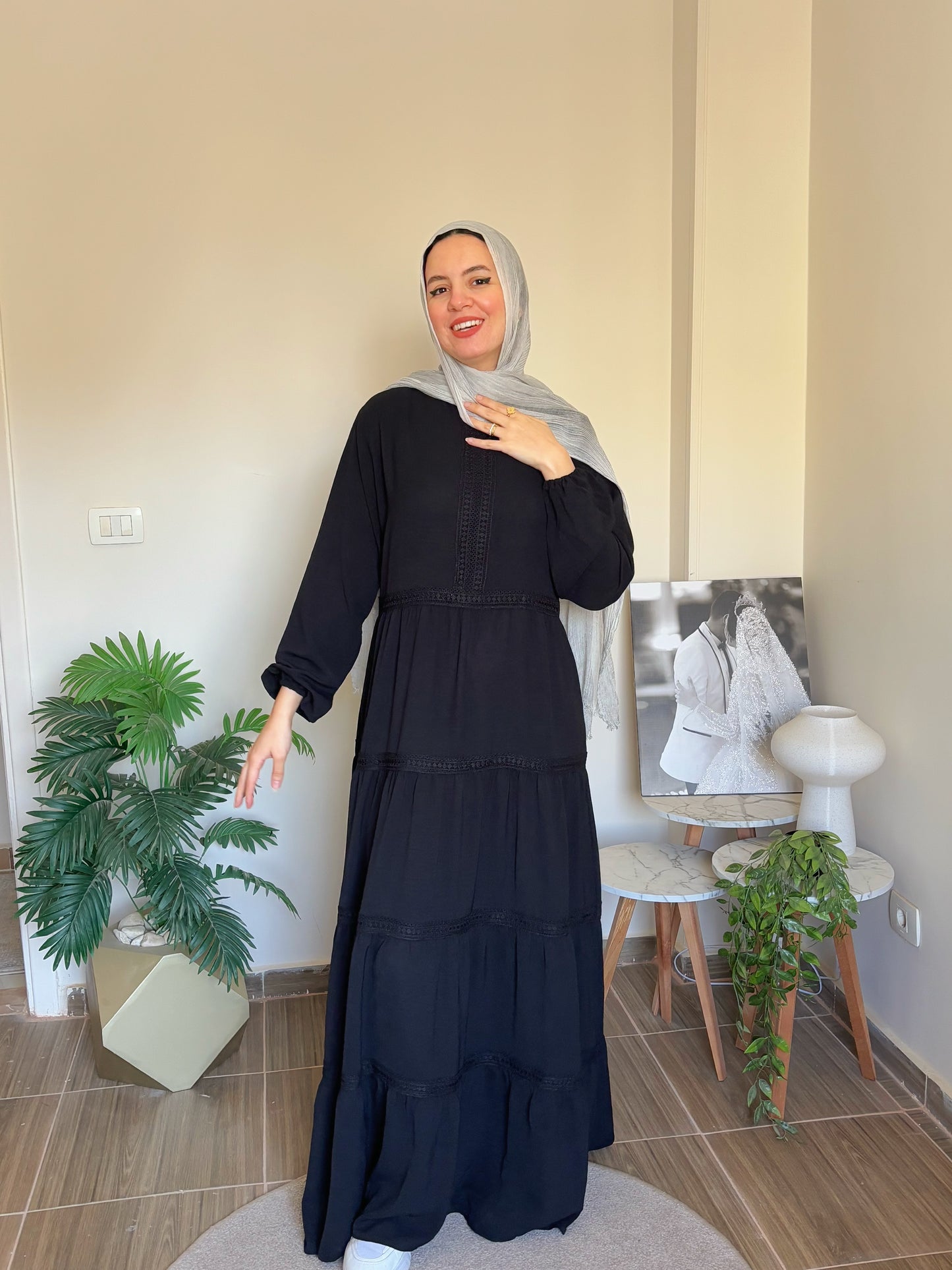 A Black Umrah dress for Ramadan