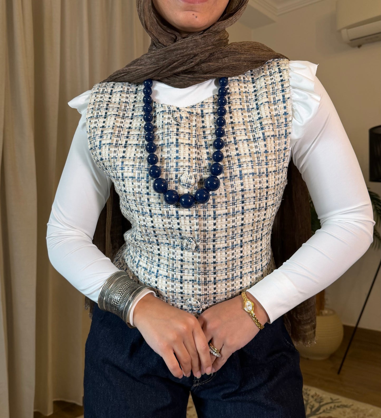 Classic Paris Tweed Vest