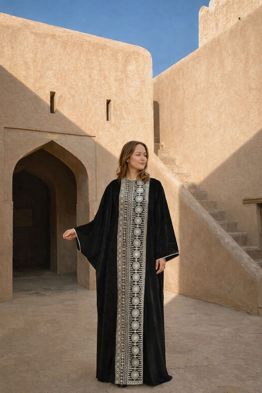 Classic Black Heritage Abaya