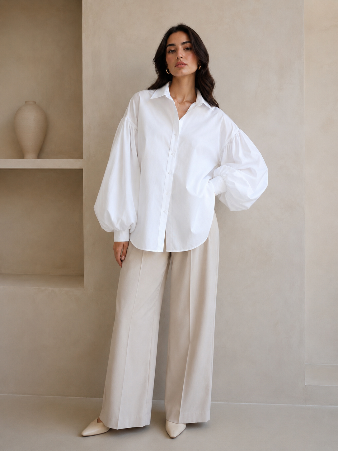 Balloon Sleeve Shirt