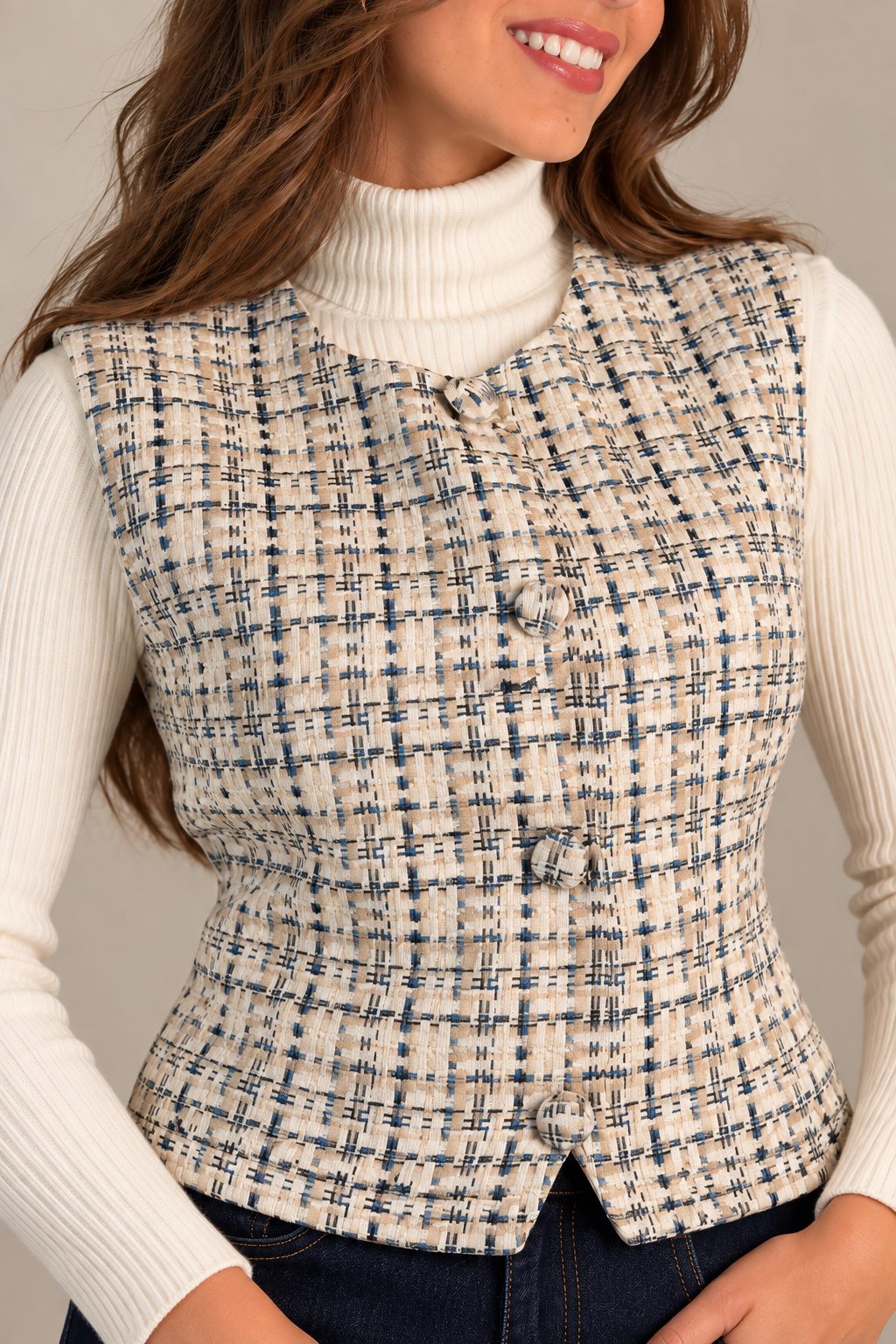 Classic Paris Tweed Vest