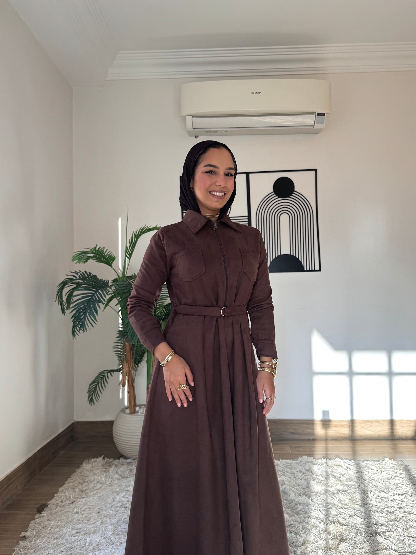 Winter Suede Maxi with Belts