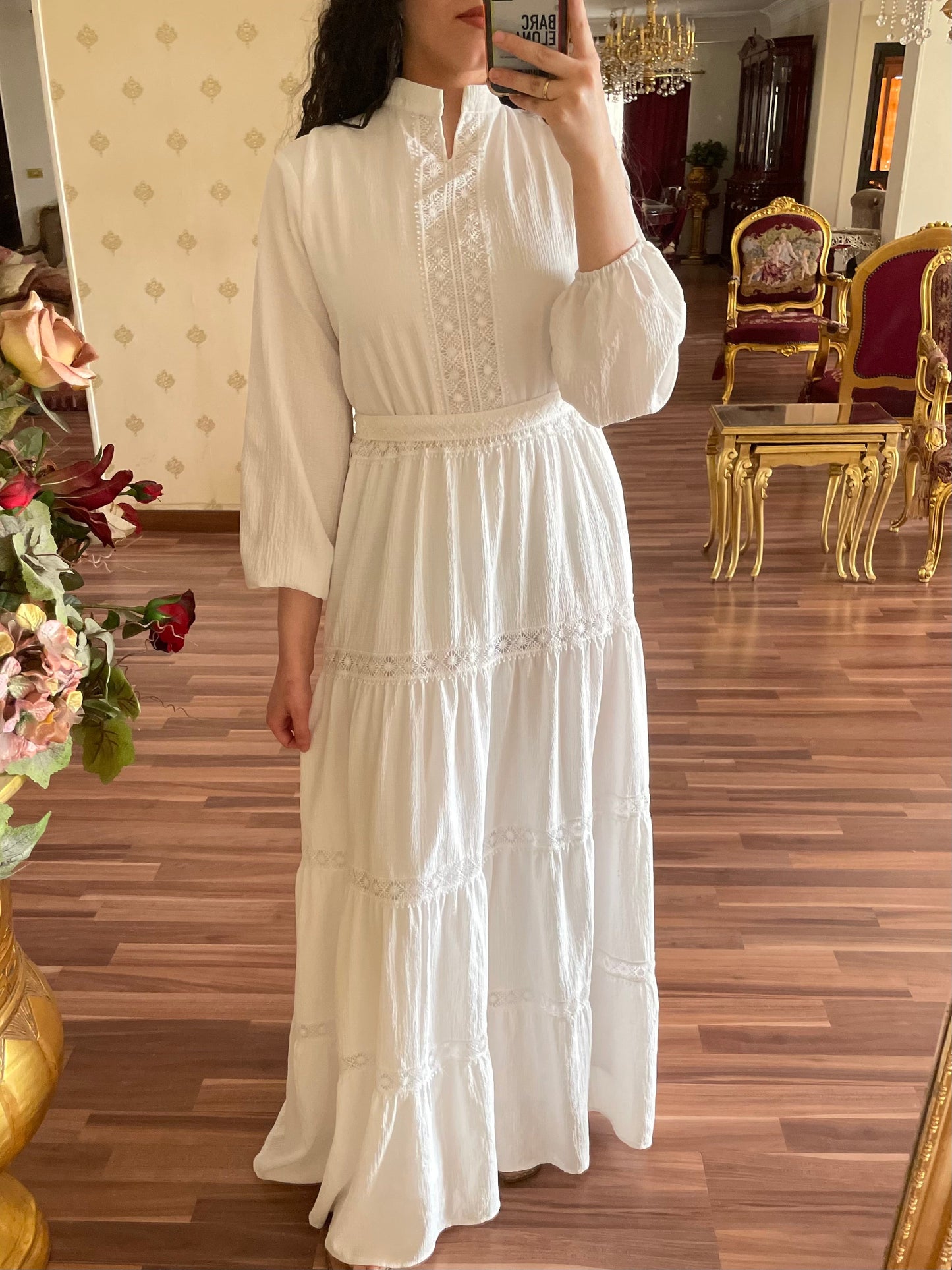 A white Umrah dress for Ramadan