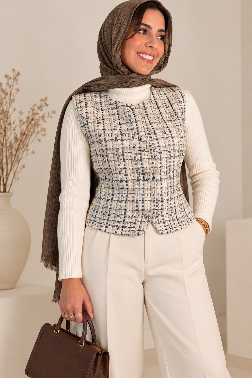 Classic Paris Tweed Vest