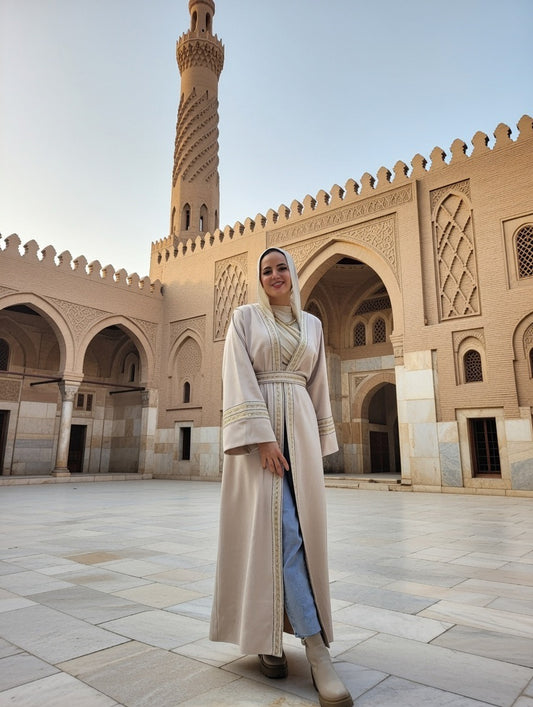 Suede Ramadan Kaftan