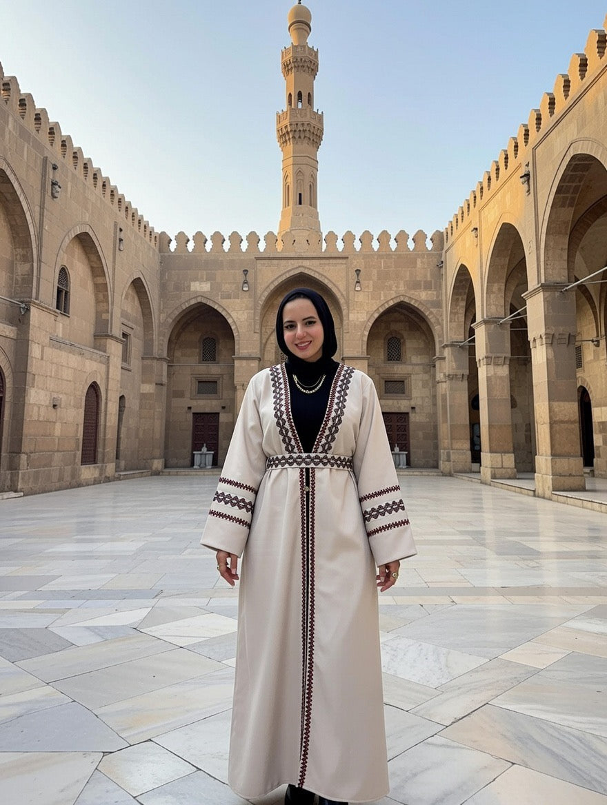 Suede Ramadan Kaftan