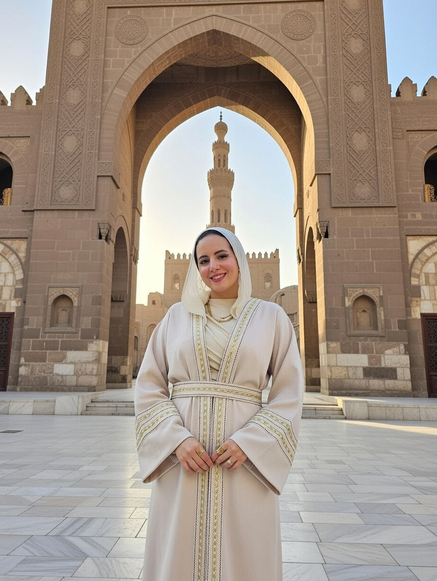 Suede Ramadan Kaftan